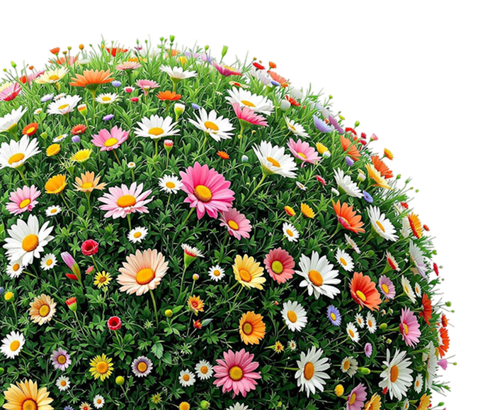 floral sphere