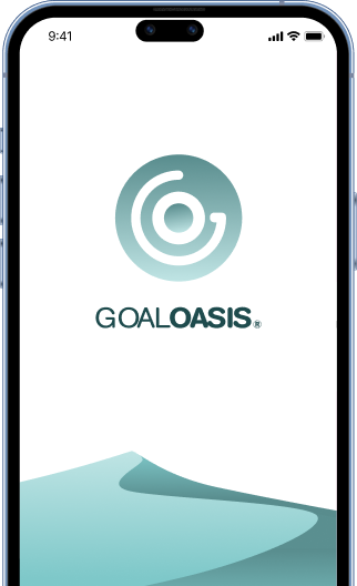 Goal Oasis iPhone mockup