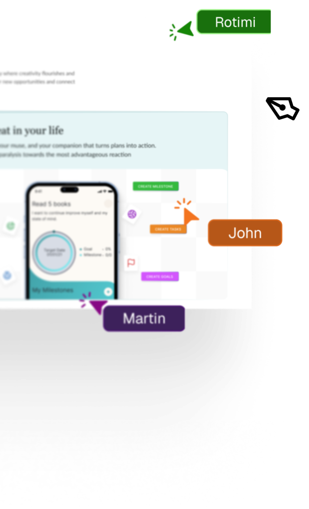 Website design mockup left