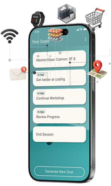 Mobile application mockup right